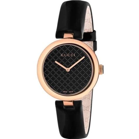 black gucci womens watch|Gucci watch black leather strap.